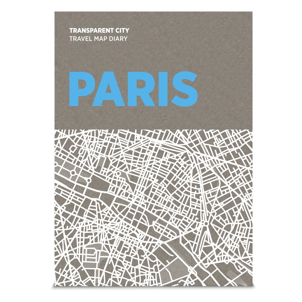 Mapa na popisky Palomar Transparent City Paříž