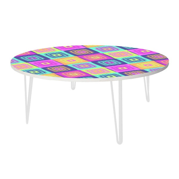 Kávový stolek Colorful Triangles