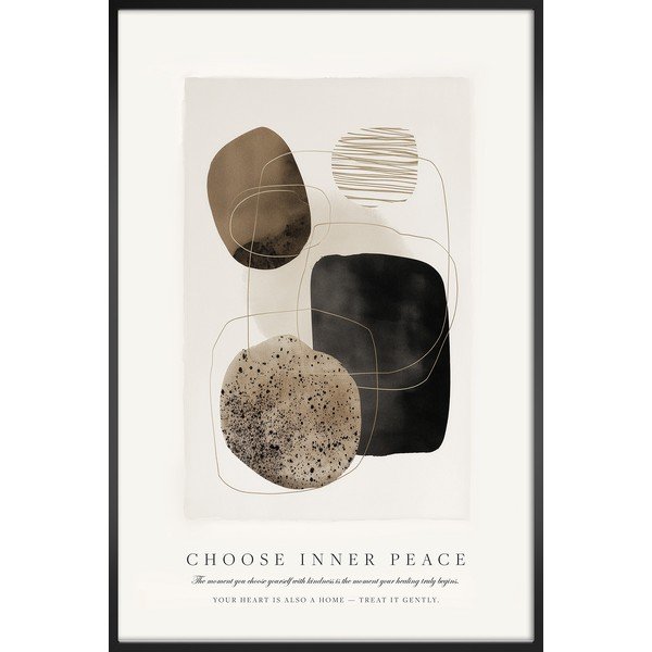 Tištěný obraz s rámem 60x90 cm Inner Peace – Styler