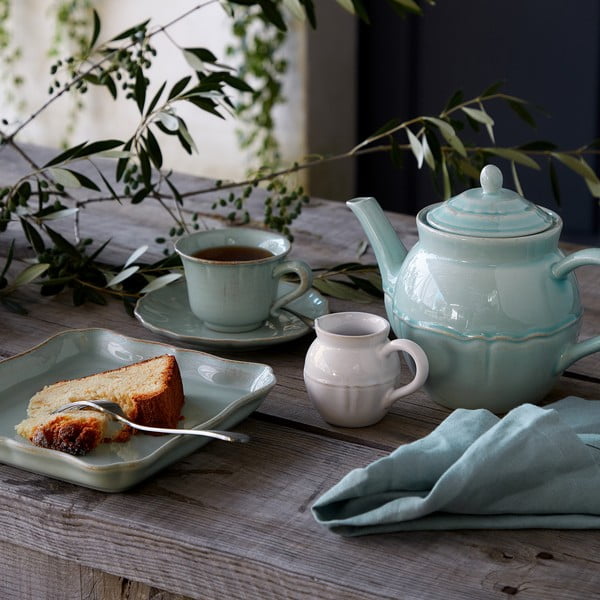 Modro-tyrkysový šálek z kameniny 220 ml Alentejo – Costa Nova-image-2