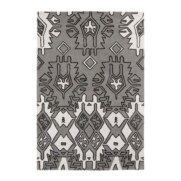 Šedo-stříbrný koberec Think Rugs Spectrum, 150 x 230 cm