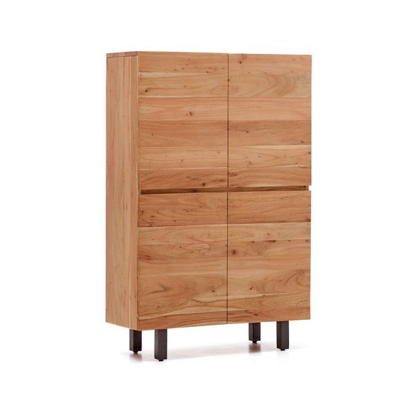 Komoda z masivu akácie v přírodní barvě 100x155x40,5 cm Uxue – Kave Home-image-2