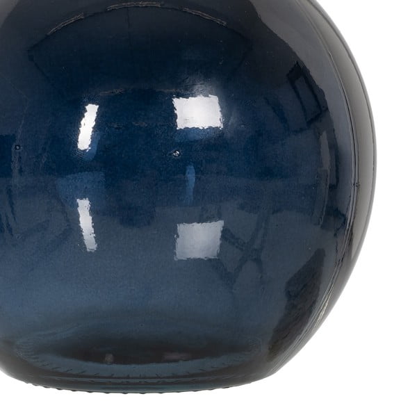 Tmavě modrá ručně vyrobená váza (výška 18 cm) – Ixia-image-1