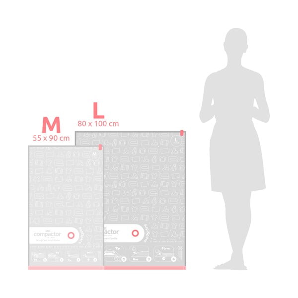 Vakuové pytle v sadě 5 ks Aspispace M/L – Compactor-image-4