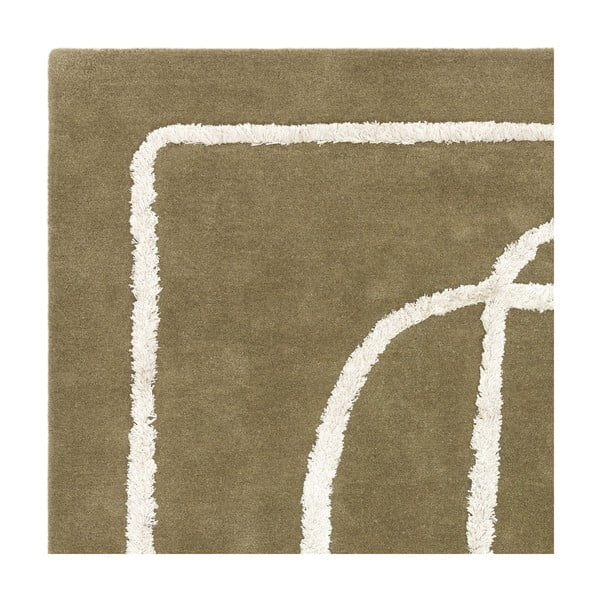 Zelený ručně tkaný vlněný koberec 160x230 cm Matrix – Asiatic Carpets-image-3