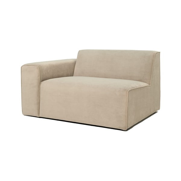 Béžový manšestrový modul pohovky (levý roh) Sting - Scandic-image-2