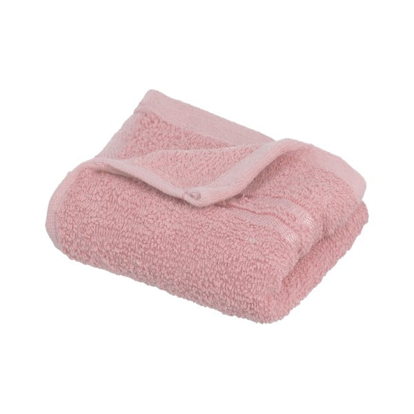 Růžový froté bavlněný ručník 30x50 cm Simple – Casa Selección