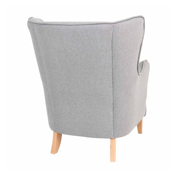 Světle šedé křeslo ušák House Nordic Campo-image-2