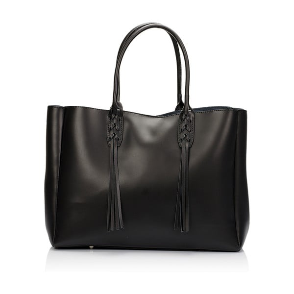 Kožená kabelka Lisa Minardi 2508 Black