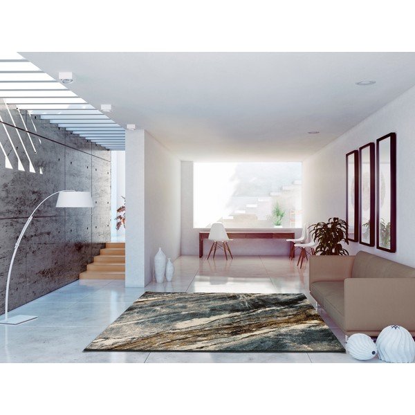 Šedý koberec 200x140 cm Marmol Madera - Universal-image-1