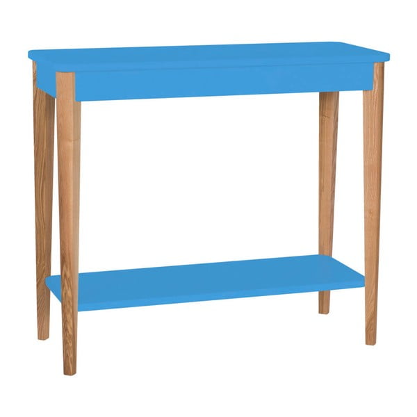 Modrý konzolový stolek Ragaba Ashme, šířka 85 cm