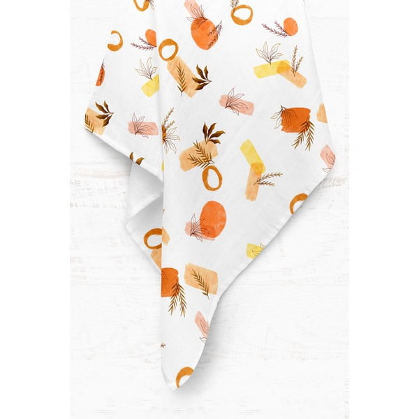 Bílá mušelínová dětská deka 75x100 cm Rhapsody – Mijolnir-image-2