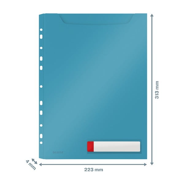 Modré velkokapacitní kancelářské desky Leitz Cosy, A4-image-4