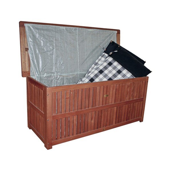 Hnědý zahradní úložný box Plano – Garden Pleasure-image-4