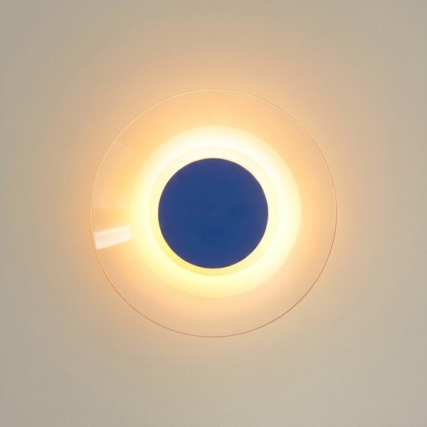 Tmavě modré LED nástěnné svítidlo 
z akrylátového skla
 ø 28 cm ASTRO – Thoro-image-3