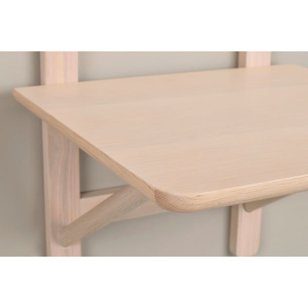 Noční stolek v dekoru dubu s poličkami Camrose - Rowico-image-4