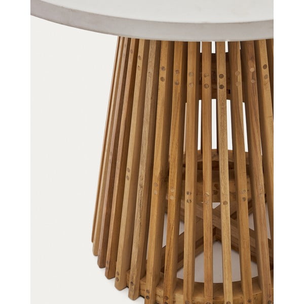 Kulatý zahradní jídelní stůl ø 90 cm Alcaufar – Kave Home-image-3