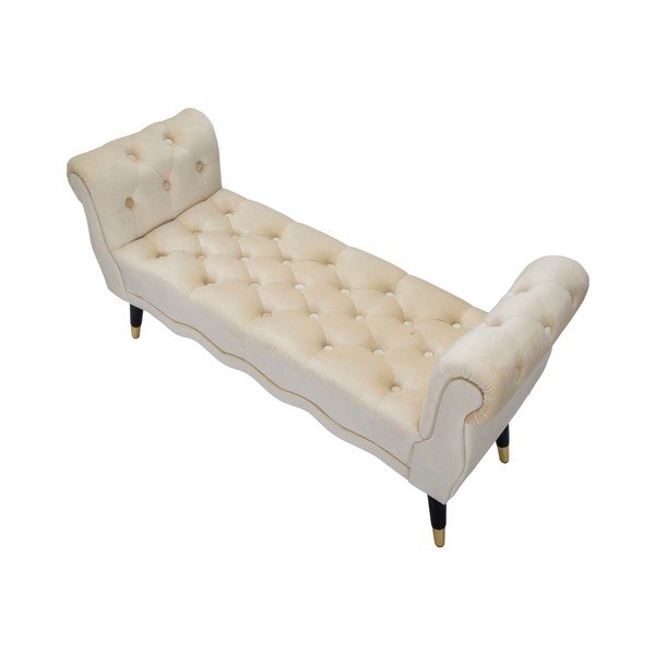 Krémová sametová lavice Paris – Mauro Ferretti-image-3