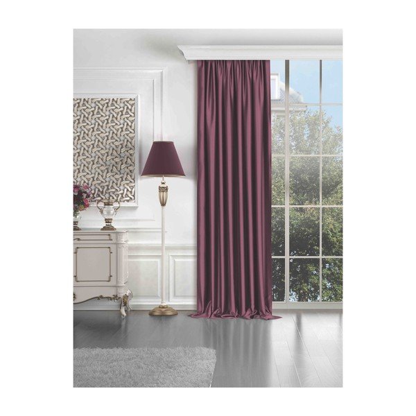 Růžový polo-zatemňovací závěs 260x100 cm - Mila Home-image-3