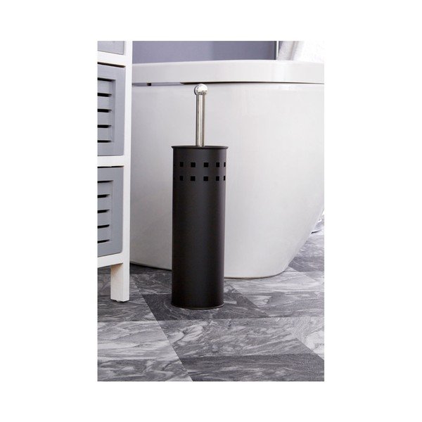 Matně černá kovová WC štětka Indy – Premier Housewares-image-1