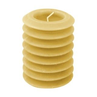 Žlutá svíčka PT LIVING Layered, výška 10 cm