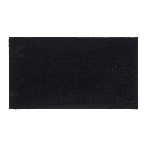 Černá rohožka tica copenhagen Unicolor, 67 x 120 cm