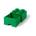 Zelený úložný box s šuplíkem LEGO®