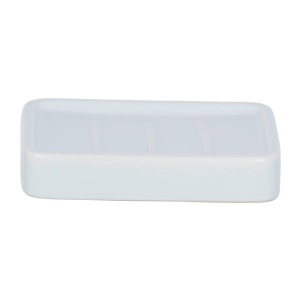 Matně bílý keramická mýdlenka Wenko Hexa-image-1