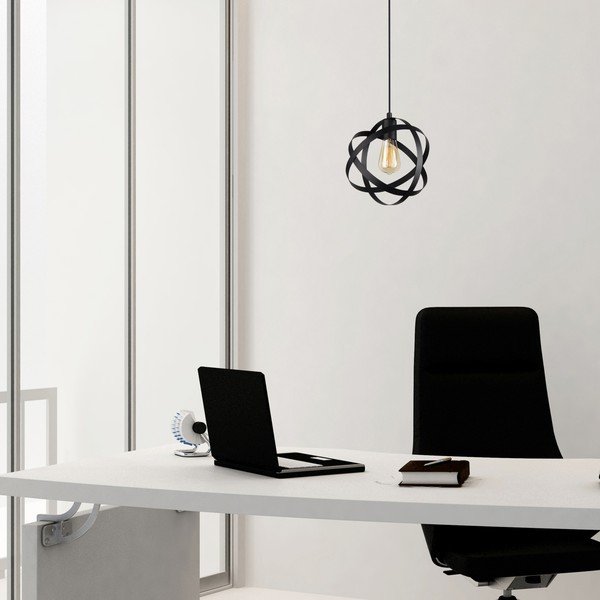 Černé kovové závěsné svítidlo Lama – Squid Lighting-image-3