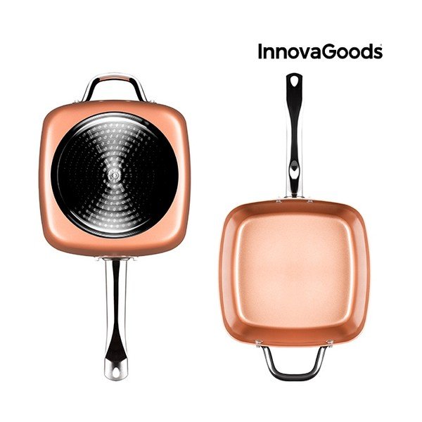 Set kermické pánve, košíku na smažení, napařovače a poklice InnovaGoods-image-2