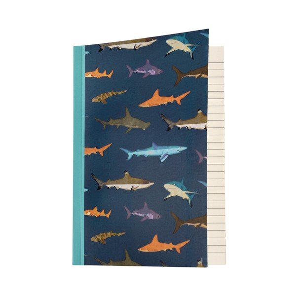 Zápisník 60 stránek formát A5 Sharks – Rex London-image-1