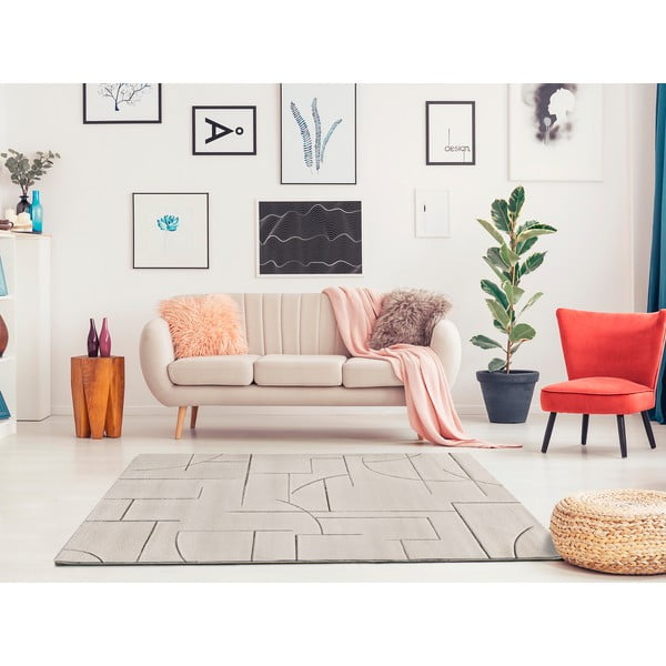 Krémový koberec 80x150 cm Lena – Universal-image-2