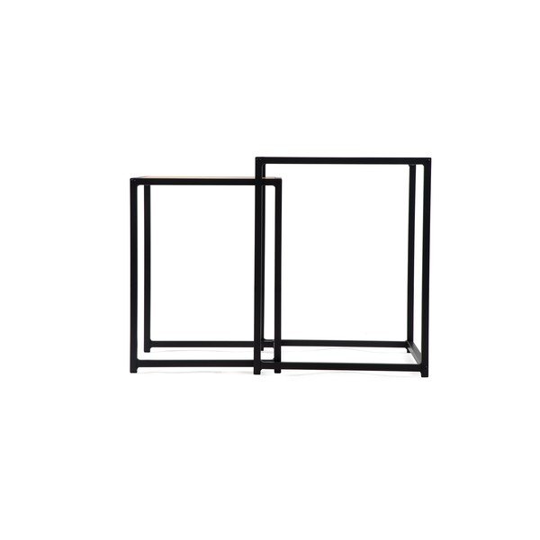 Odkládací stolky v sadě 2 ks v dekoru dubu 38x38 cm Noah – Bonami Essentials-image-4