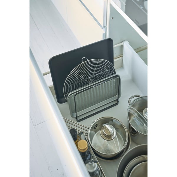 Černý kovový organizér Yamazaki Tower-image-1