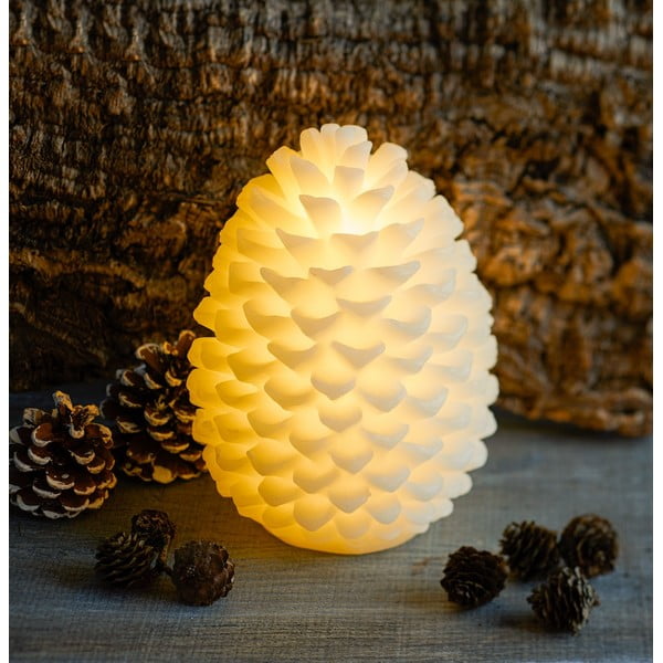 Bílá vánoční světelná dekorace ø 14 cm Clara – Sirius-image-1