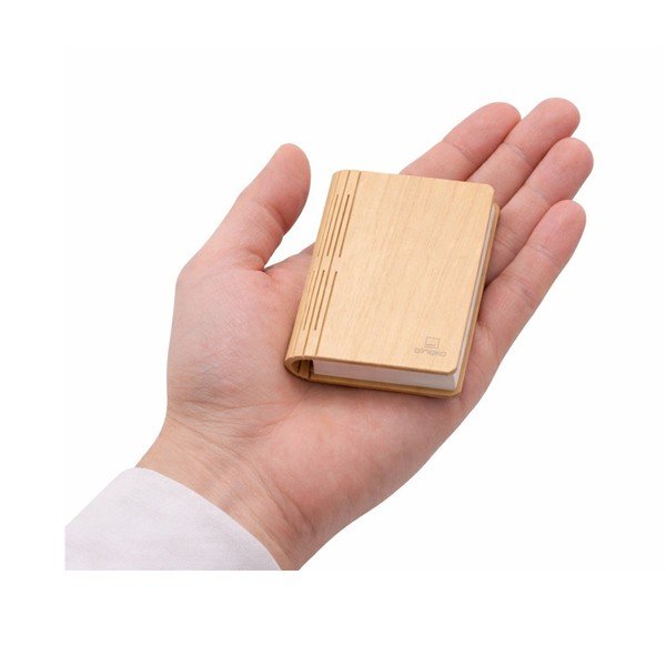 Přenosná světelná dekorace na USB v přírodní barvě BookLight – Gingko