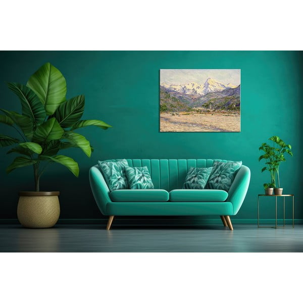 Obraz - reprodukce 70x55 cm The Valley of the Nervia, Claude Monet – Fedkolor-image-1