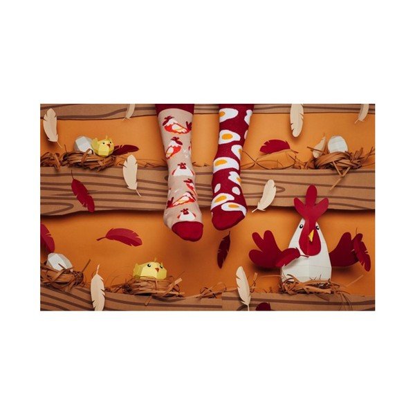 Ponožky Many Mornings Egg and Chicken, vel. 35–38-image-1