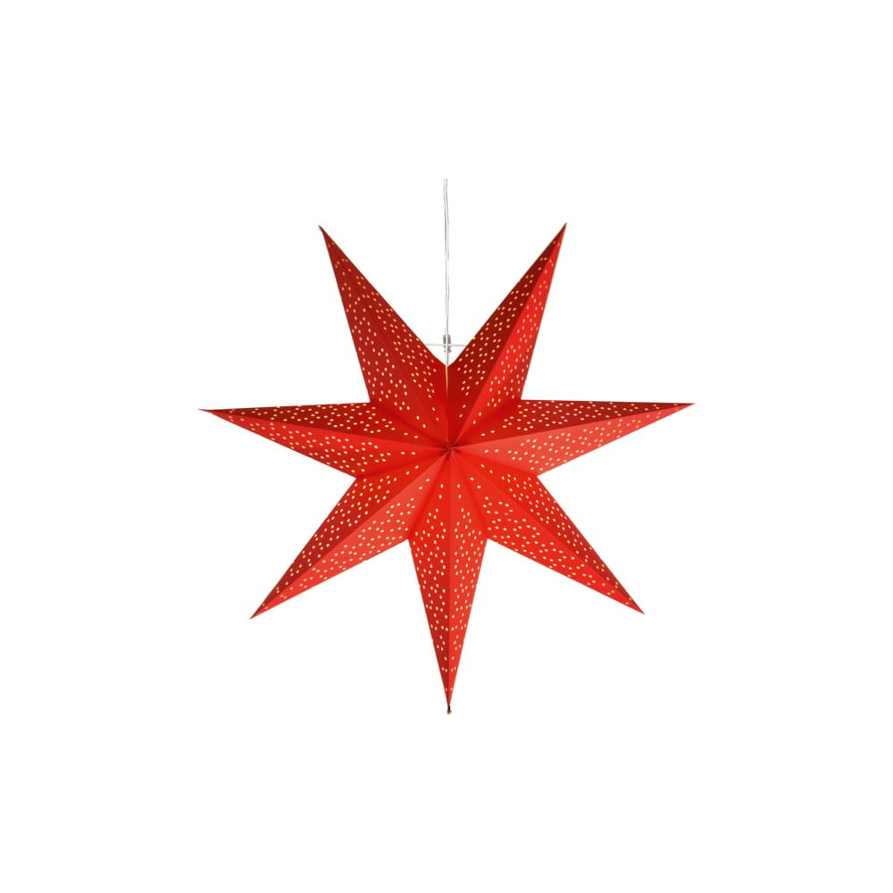 Červená světelná dekorace Star Trading Dot, ⌀ 54 cm
