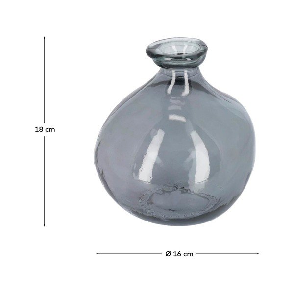 Šedá váza (výška 18 cm) Brenna – Kave Home-image-3