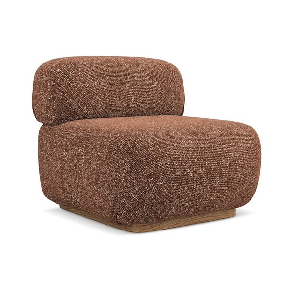 Oranžový/hnědý modul pohovky Ailani – Makamii-image-2