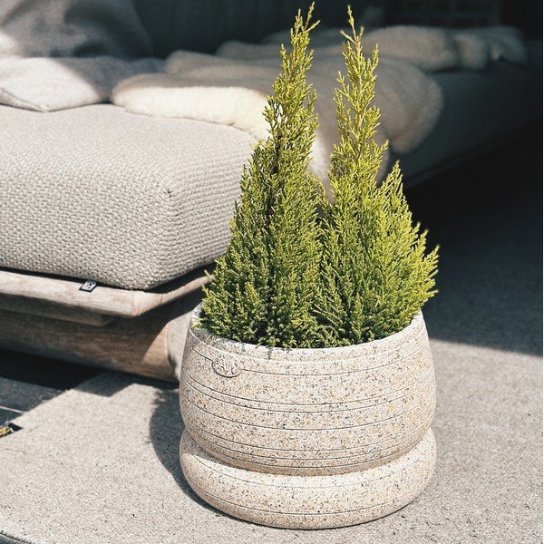 Betonový obal na květináč ø 35 cm Bubble Bill – Paju Design-image-4