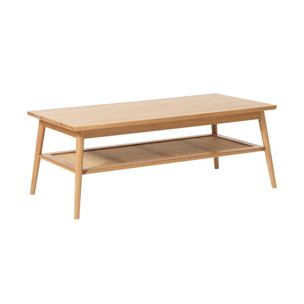 Konferenční stolek s deskou v dubovém dekoru v přírodní barvě 60x120 cm Barrali – Unique Furniture-image-1