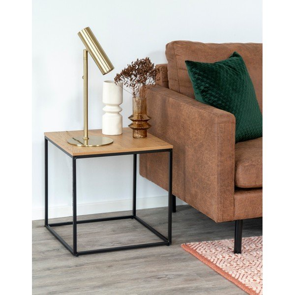 Odkládací stolek s deskou v dubovém dekoru House Nordic Vita, 45 x 45 cm-image-2