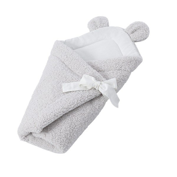 Slonovinová dětská zavinovačka s beránkem 35x65 cm – Meowbaby-image-1