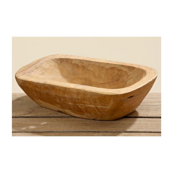 Dekorativní dřevěná miska Teak, 20 cm