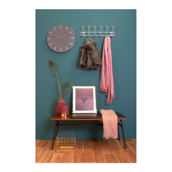 Šedé nástěnné hodiny Karlsson Charm-image-1