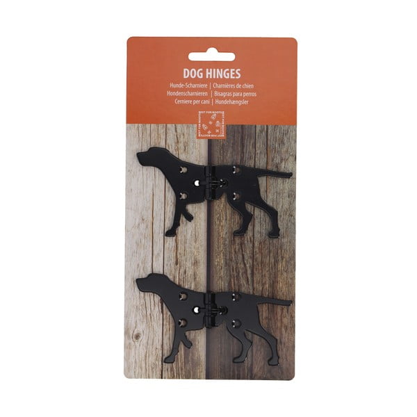 Kovové panty na dveře 4 ks Dog – Esschert Design-image-1