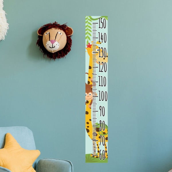 Sada 2 nalepovacích metrů pro zaznamenání dětské výšky Ambiance Savanna-image-1