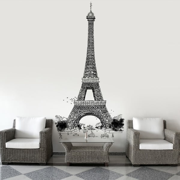 Samolepka Eiffel Tower - Paris by Pere Virgilli 27x150 cm